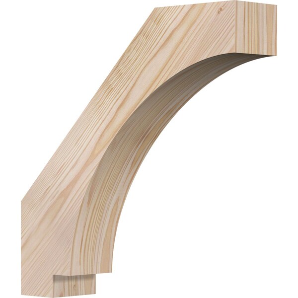 Ekena Millwork 3 1/2"W x 16"D x 16"H Imperial Smooth Knee Brace, Douglas Fir BRC04X16X16IMP00SDF - main
